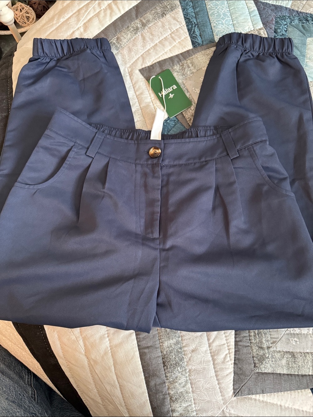 HALARA Navy Blue Track Pants Joggers - Picture 3 of 8